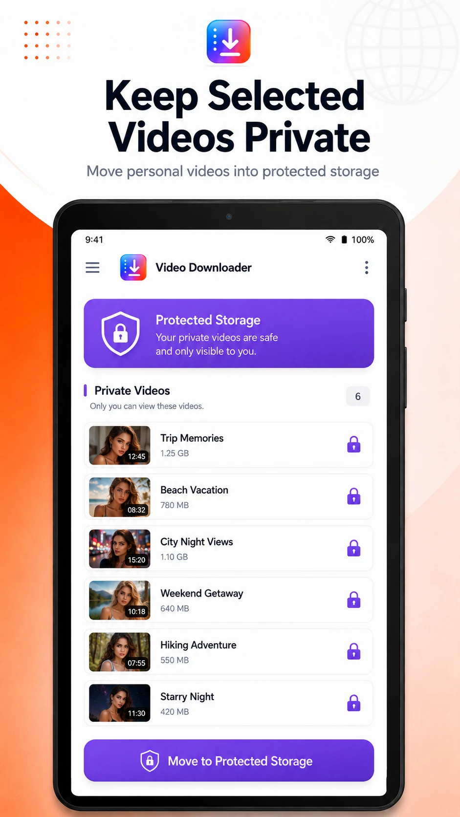 Alternate protected storage layout